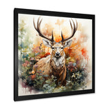 Deer Abstracted Nature - Deer Wall Art Prints
