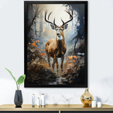 Deer Dappled Twilight - Deer Home Decor Art