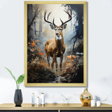 Deer Dappled Twilight - Deer Home Decor Art