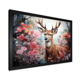 Deer Mystical Forest - Deer Living Room Wall Art