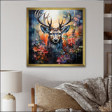 Deer Wilderness Symphony - Deer Wall Art Prints