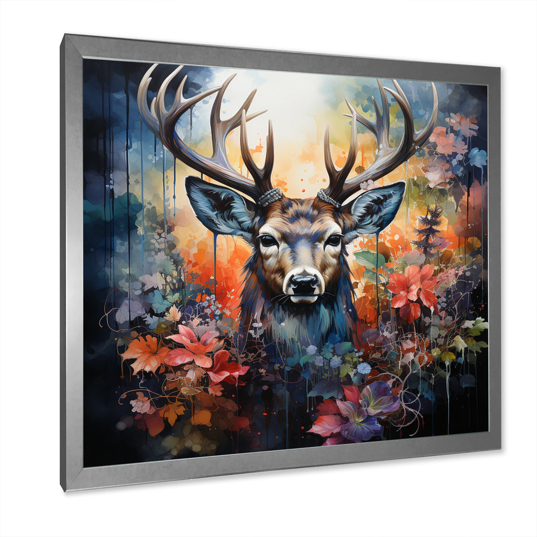 Deer Wilderness Symphony - Deer Wall Art Prints