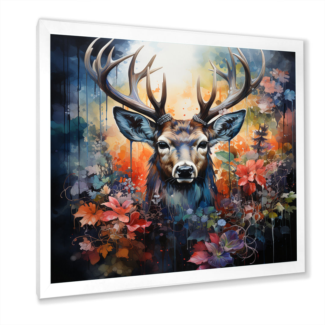 Deer Wilderness Symphony - Deer Wall Art Prints