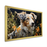 Dog Inquisitive Canine Pastoral - Dog Wall Art Prints