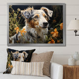 Dog Inquisitive Canine Pastoral - Dog Wall Art Prints