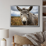 Grey Donkey Gentle Companion - Donkey Home Decor Art