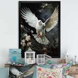 White Dove Messenger Of Peace - White Dove Wall Art