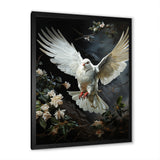 White Dove Messenger Of Peace - White Dove Wall Art