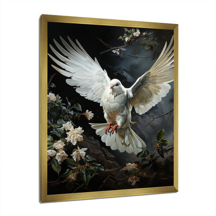White Dove Messenger Of Peace - White Dove Wall Art