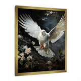 White Dove Messenger Of Peace - White Dove Wall Art