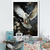 White Dove Messenger Of Peace - White Dove Wall Art