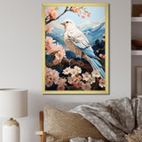 White Dove Winged Harmony Pastoral - Dove Large Canvas Wall Art