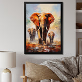Elephant Parade - Elephant Canvas Wall Art