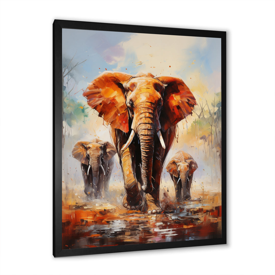 Elephant Parade - Elephant Canvas Wall Art