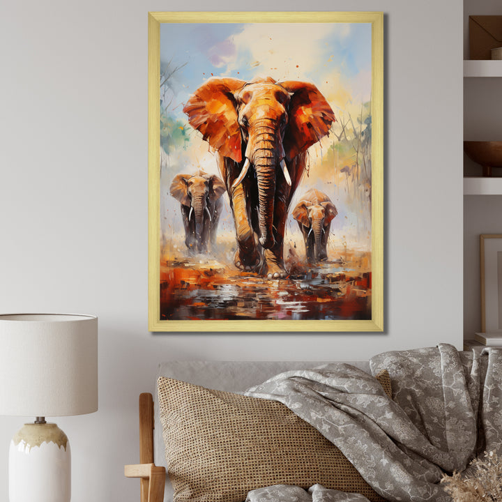 Elephant Parade - Elephant Canvas Wall Art