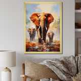 Elephant Parade - Elephant Canvas Wall Art