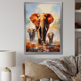 Elephant Parade - Elephant Canvas Wall Art