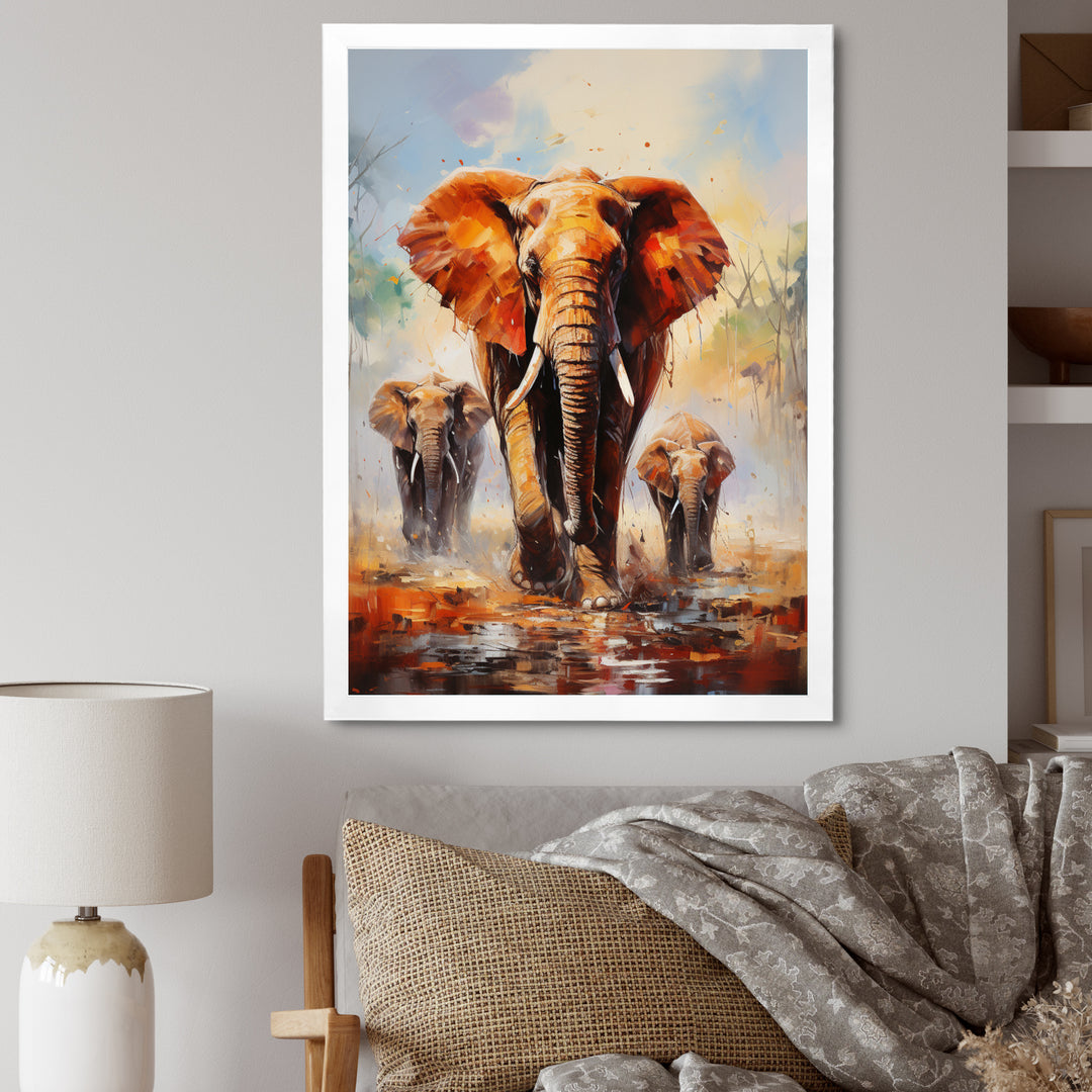 Elephant Parade - Elephant Canvas Wall Art