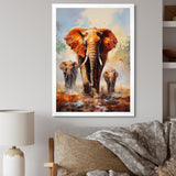 Elephant Parade - Elephant Canvas Wall Art