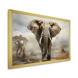 Elephant Graceful Elephant - Elephant Canvas Wall Art
