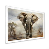 Elephant Graceful Elephant - Elephant Canvas Wall Art