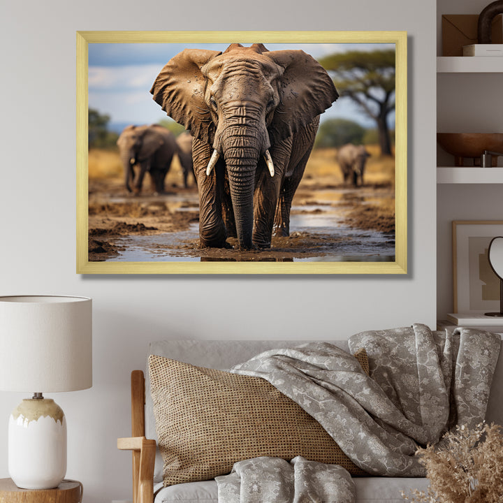 Elephant Majestic Guardian - Elephant Wall Decor
