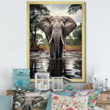 Elephant Majestic Reflections - Elephant Wall Decor