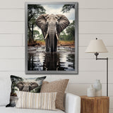 Elephant Majestic Reflections - Elephant Wall Decor