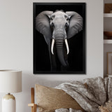 Elephant Tusked Elegance - Elephant Home Decor Art