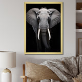 Elephant Tusked Elegance - Elephant Home Decor Art