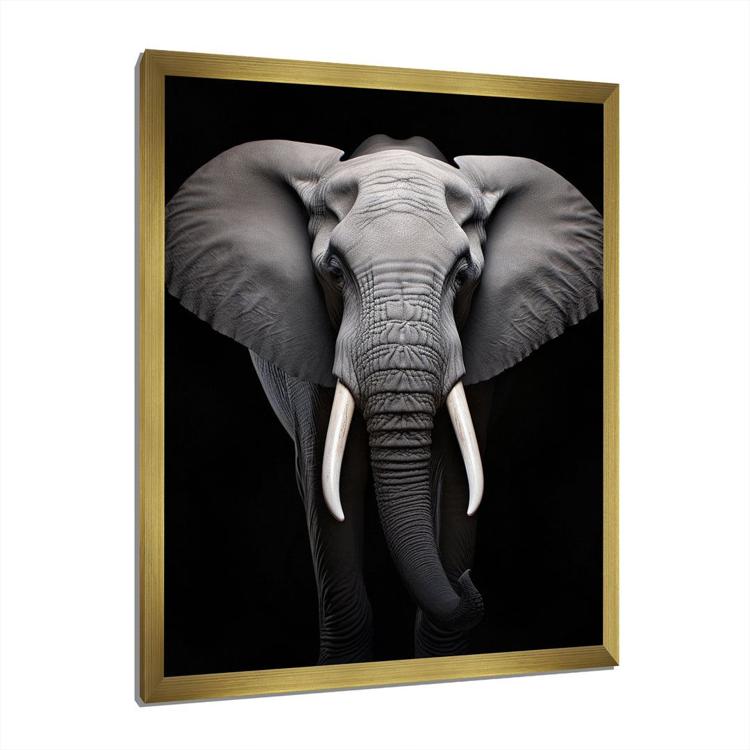 Elephant Tusked Elegance - Elephant Home Decor Art