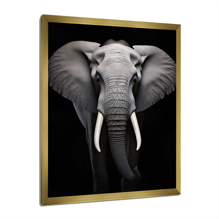Elephant Tusked Elegance - Elephant Home Decor Art