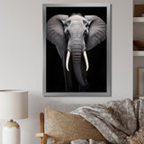 Elephant Tusked Elegance - Elephant Home Decor Art