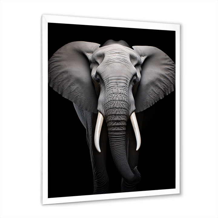 Elephant Tusked Elegance - Elephant Home Decor Art