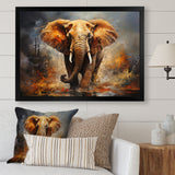 Elephant Wild Spirit - Elephant Canvas Wall Art