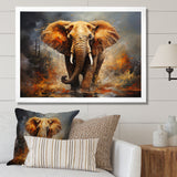 Elephant Wild Spirit - Elephant Canvas Wall Art