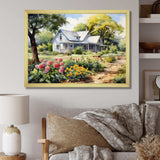 Farmhouse Frontyard Oasis I - Landscapes Canvas Wall Art