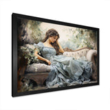 Fashion 1850S Suffused Portrait - Fashion Canvas Wall Art