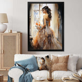 Fashion 1890S Belle Portrait I - Fashion Canvas Wall Art