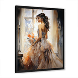 Fashion 1890S Belle Portrait I - Fashion Canvas Wall Art