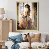 Fashion 1890S Belle Portrait I - Fashion Canvas Wall Art