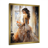 Fashion 1890S Belle Portrait I - Fashion Canvas Wall Art