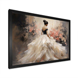 Fashion Pink Dress Elegance Unveiled III - Fashion Canvas Wall Art