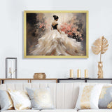 Fashion Pink Dress Elegance Unveiled III - Fashion Canvas Wall Art