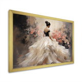 Fashion Pink Dress Elegance Unveiled III - Fashion Canvas Wall Art