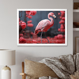 Pink Flamingo Elegant Flair - Flamingo Home Decor Art