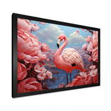 Pink Flamingo Flair - Flamingo Canvas Wall Art