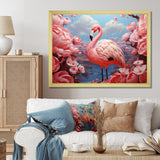 Pink Flamingo Flair - Flamingo Canvas Wall Art
