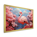 Pink Flamingo Flair - Flamingo Canvas Wall Art