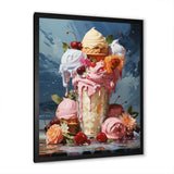 Food Ice Cream III - Food & Beverage Canvas Wall Art